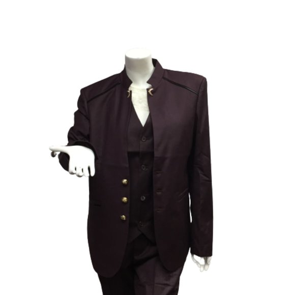 Ladies Size XL Burgundy 3 Piece Business Suit - Picture 6 of 14